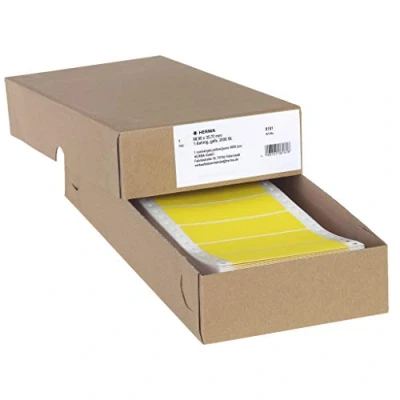 Afbeelding van Etiket HERMA 8181 88.9x35.7mm 1 baans geel 2000stuks