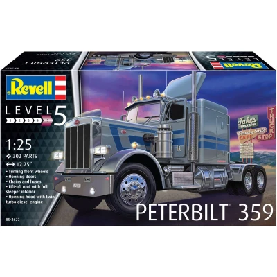 Afbeelding van 1:25 Revell 12627 Peterbilt 359 Truck Plastic Modelbouwpakket
