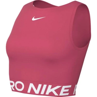 Afbeelding van Nike Performance PRO CROP TANK Top, Dames, Maat: Medium, Aster pink/white)