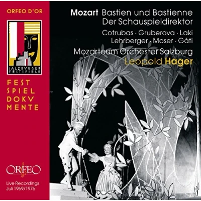 Afbeelding van Mozarteum Orchester Salzburg, Leopold Hager Mozart: Bastien Und Bastienne, Der Schauspieldirektor (CD)