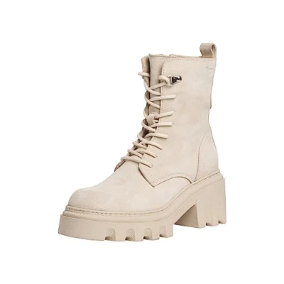 Afbeelding van Tamaris Veterboots, Dames, Maat: 40, Antelope Leer en imitatieleer
