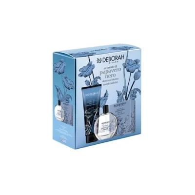 Afbeelding van Deborah Milano Cadeauset voor dames zwarte papaver akkoord met 100 ml eau de toilette en douche 250