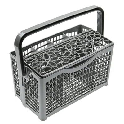 Afbeelding van vhbw Universele bestekmand, vaatwasmachinebestendig, Miele, Bosch, Siemens, 23 x 13 cm, deelbaar, bloemendecoratie