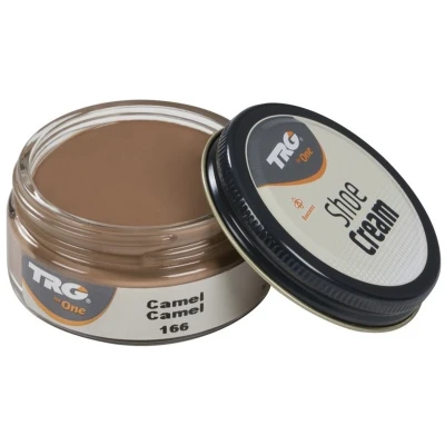 Afbeelding van TRG schoencrème met bijenwas camel 50 ml