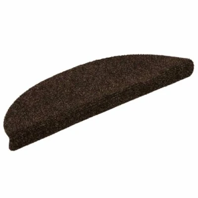 Afbeelding van vidaXL Trapmat Bruin 56 x 17 3 cm
