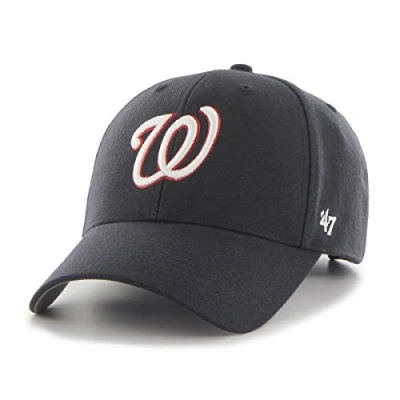 Afbeelding van &#039;47 Brand Washington Nationals Verstelbare Cap Most Value P. MLB, marineblauw, één maat, Marine.