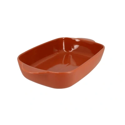 Afbeelding van Ogo Living Octave Ovenschaal 33x20cm Terracotta Aardewerk