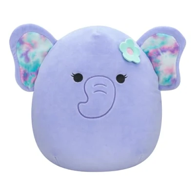 Afbeelding van Squishmallows Anjali Purple Elephant W/Flower Pin 19cm Plush