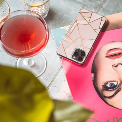 Afbeelding van Samsung Galaxy A32 (5G) hoesje Siliconen iMoshion Design Roze / Transparant Blossom Watercolor