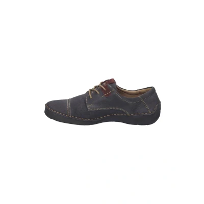 Afbeelding van Josef Seibel Fergey Veterschoenen titankombi, Dames, Maat: 43, Titan/kombi Leer