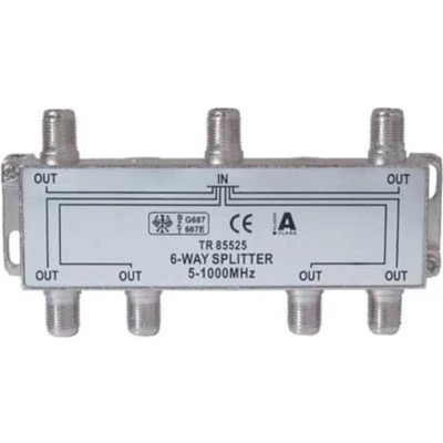 Afbeelding van F splitter met 6 uitgangen / 5 1000 MHz
