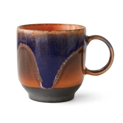Afbeelding van HKliving 70&#039;s Arabica Koffiekopje 25 Cl Orange