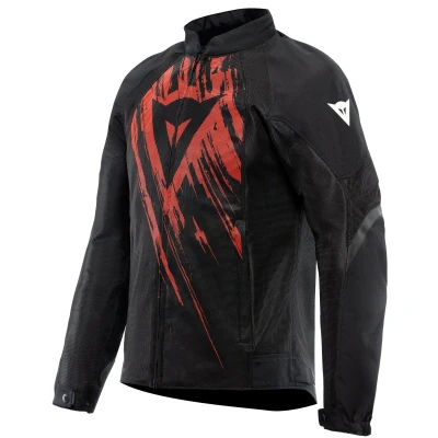 Image de Dainese Herosphere Tex Blouson de moto noir / rouge tarmac 60