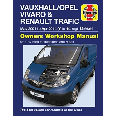 Afbeelding van Vauxhall/Opel Vivaro &amp; Renault Trafic Diesel (May &#039;01 to Apr &#039;14 (Y 14 reg)
