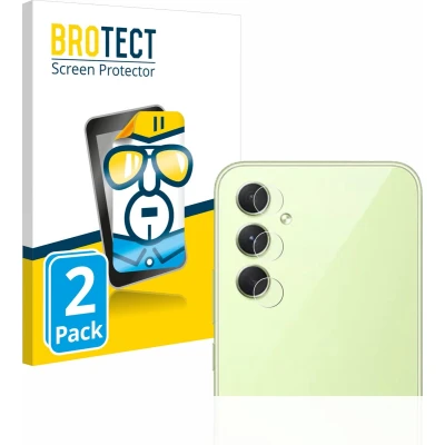 Afbeelding van BROTECT Screenprotector voor Samsung Galaxy A54 5G (ALLEEN Camera Lens) Folie Beschermfolie transparant (2 Stuks)