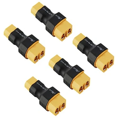 Afbeelding van LinsyRC 5 stuks XT30 mannelijke naar XT60 connector vrouwelijke draadloze adapter voor RC batterij FPV drone