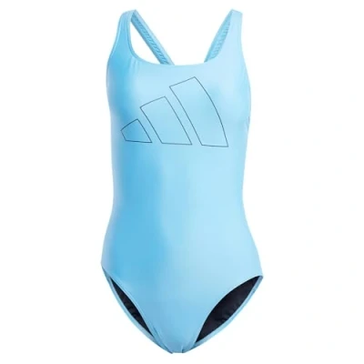 Afbeelding van adidas Performance Big Bars Badpak Dames Blauw 34