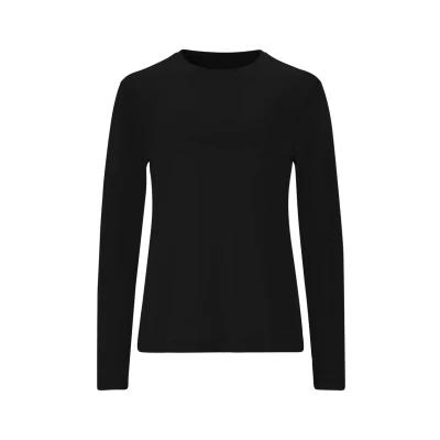 Afbeelding van Endurance Alvaly Longsleeve, Dames, Maat: 44, Black melange