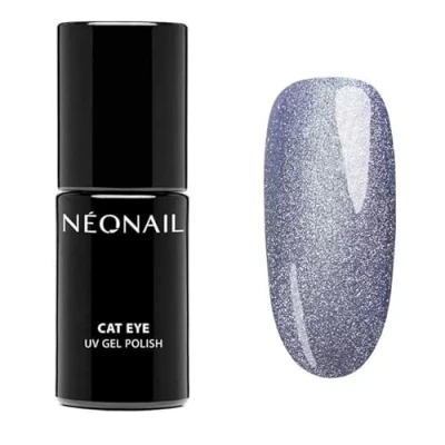 Afbeelding van NEONAIL Semi permanente nagellak, 7,2 ml, blauw, satijn, Sky Cat Eye gelnagellak, glitter