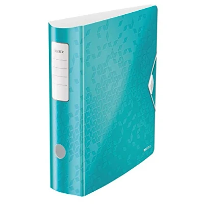 Afbeelding van Leitz WOW ordner Active rug van 8,2 cm, ijsblauw 5 stuks