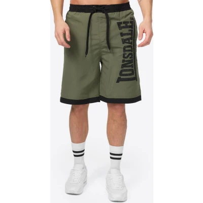 Afbeelding van Lonsdale Clennell Zwemshorts, Heren, Maat: 3XL, Black olive