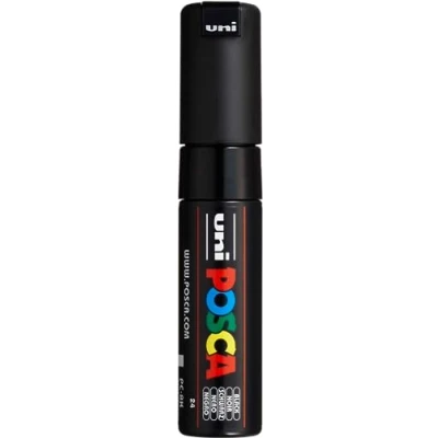 Afbeelding van Posca, 182699, markeerstift met brede wigpunt, PC 8K, zwart, 1 stuk