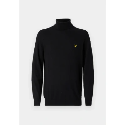 Afbeelding van Lyle &amp; Scott Turtleneck Jumper Trui, Heren, Maat: Medium, Jet black