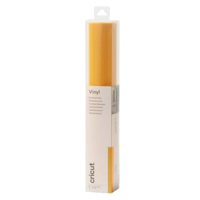 Image de Cricut Rouleau de vinyle permanent Jaune maïs 1,2 m autocollant Pour une utilisation avec toutes les machines découpe