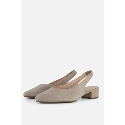 Afbeelding van Gabor Klassieke pumps visone, Dames, Maat: 44, Visone Veloursleer