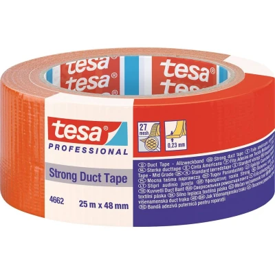 Afbeelding van tesa Duct Tape STRONG 04662 00195 01 Oranje (l x b) 25 m 48 mm 1 stuk(s)