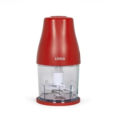 Afbeelding van Vleesmolen LIVOO 300 ml 400 W 1 snelheid en turbofunctie 2 roestvrijstalen messen Wit