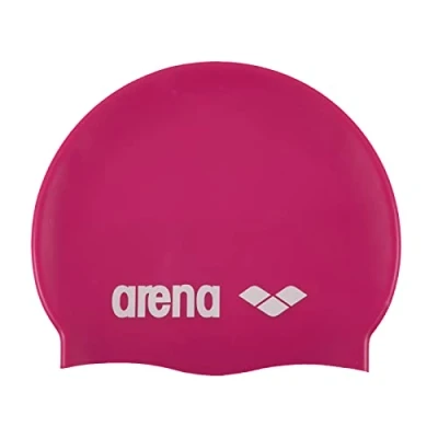 Image de Bonnet de bain Arena Classic silicone Fuschia Taille : UNI rèf 26912