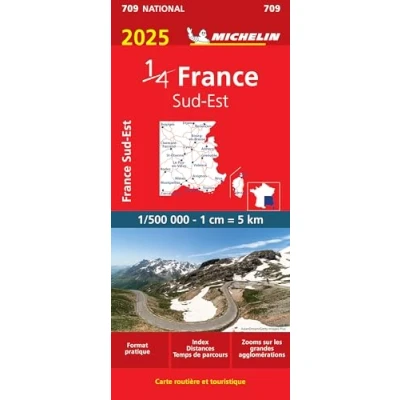Afbeelding van Southeastern France 2025 Michelin National Map 709