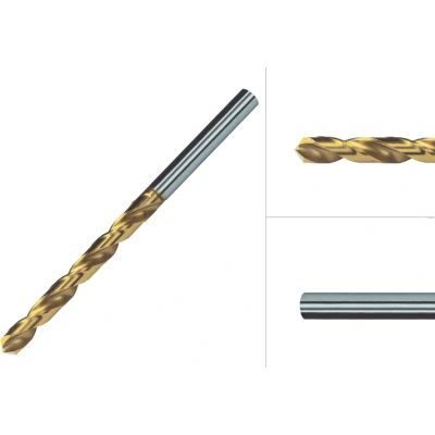 Afbeelding van Metaalboor HSS G TiN 4.5 mm Per Stuk