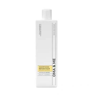 Afbeelding van OMA &amp; ME Herstellende shampoo voor beschadigd haar herstelt en revitaliseert beschadigd, dof of haarverzorging 91% ingrediënten van natuurlijke oorsprong, gemaakt in Frankrijk