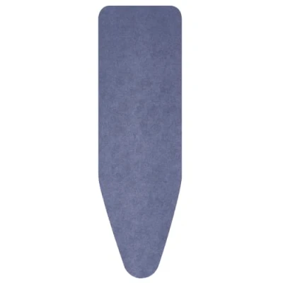 Image de Brabantia Housse pour Table à Repasser C, 124 X 45 cm Coton, Mousse 4 mm &amp; Feutre denim Blue