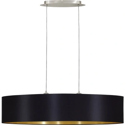 Afbeelding van Eglo Hanglamp Ovaal Maserlo Goud &amp; Zwart