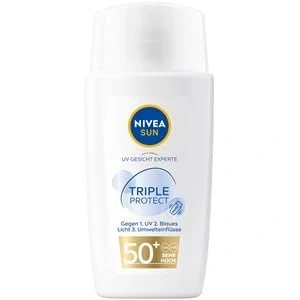 Afbeelding van NIVEA SUN Zonnebrand Gezicht, triple protect, SPF 50+, 40 ml