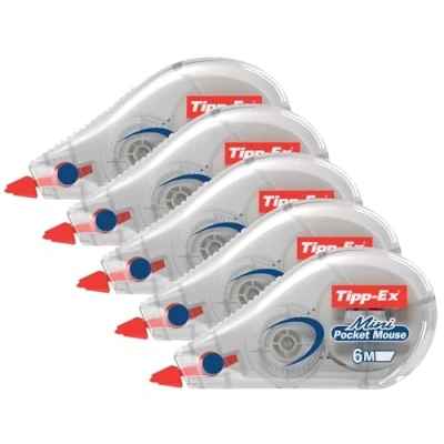 Afbeelding van Tipp Ex 5 x m mini pocket correctierol, mm