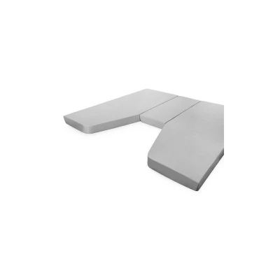 Afbeelding van Walra Travel Hoeslaken Jersey Stretch 3 delige set 2x70/90x180/210 + 30/50x120/145 Grijs cm