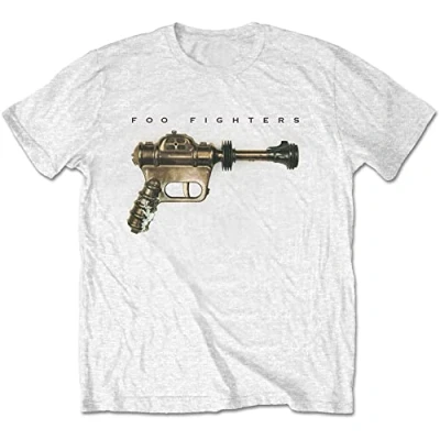Afbeelding van Foo Fighters Ray Gun Heren T shirt 2XL Wit
