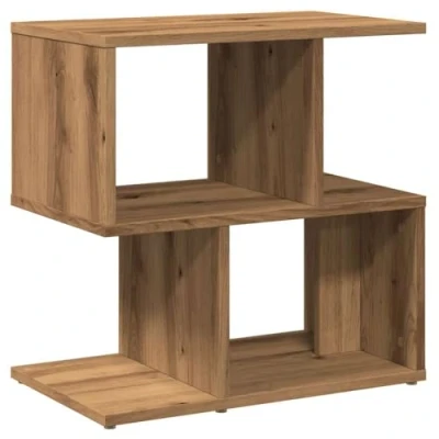 Afbeelding van vidaXL Nachtkastje 50x30x51,5 cm bewerkt hout artisanaal eikenkleur