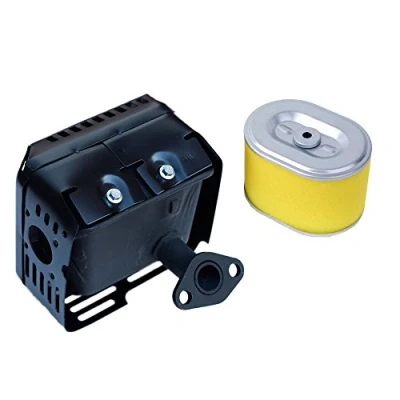 Afbeelding van Carkio Uitlaatdemper set met luchtfilter, compatibel Honda GX160 5,5 HP GX200 6,5