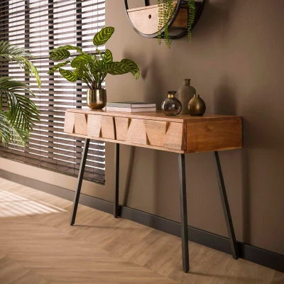 Afbeelding van Angel kaptafel acacia hout naturel