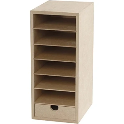 Afbeelding van Papier opslag unit, h: 31,5 cm, b: 14 1 stuk, MDF
