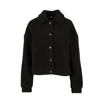 Afbeelding van Urban Classics Fleecejas, Dames, Maat: XS, Black