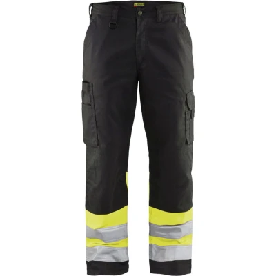 Afbeelding van Blaklader Werkbroek High Vis 1564 1811 Zwart/High Geel