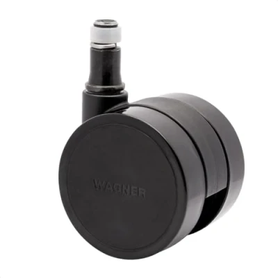 Afbeelding van Wagner Bureaustoelzwenkwielen, harddesign, diameter 50 mm, bouwhoogte 55 intermitterende rem, steekspindel 11 x 20 belastbaar tot kg, 01173561