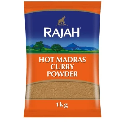 Afbeelding van Rajah Hot Madras Curry poeder, 1 kg
