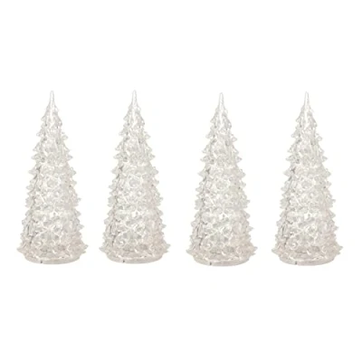 Afbeelding van LEMAX Crystal Lighted Tree, 3 kleurveranderingen, klein, 4 stuks, B/O (4,5 V)